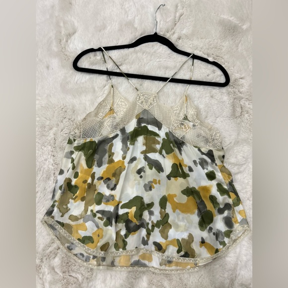 ZADIG & VOLTAIRE CHRISTY CAMO CAMISOLE TOP - Picture 11 of 12